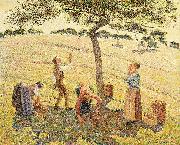 Camille Pissarro, Apfelernte in Eragny
